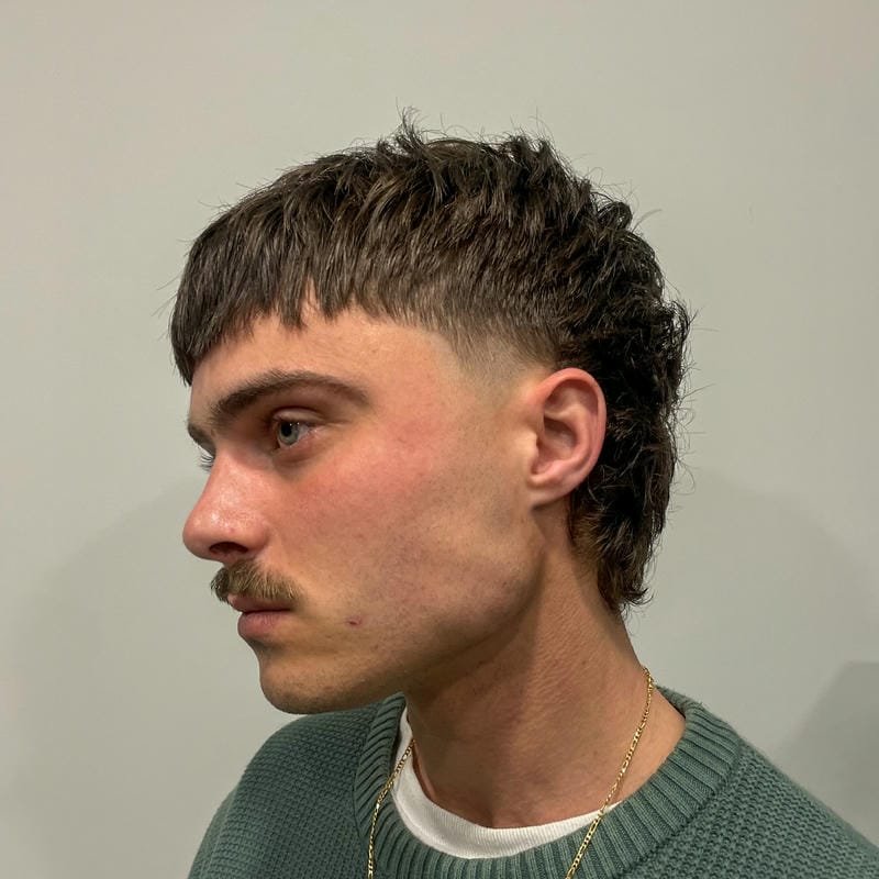 layer mullet uốn nam