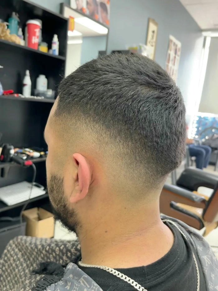 mohican dài mặt tròn