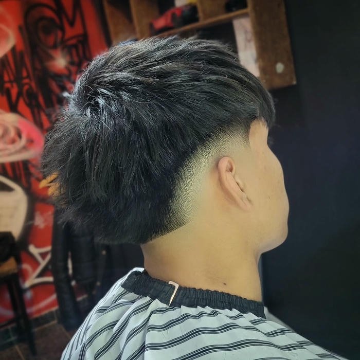 mohican để gáy