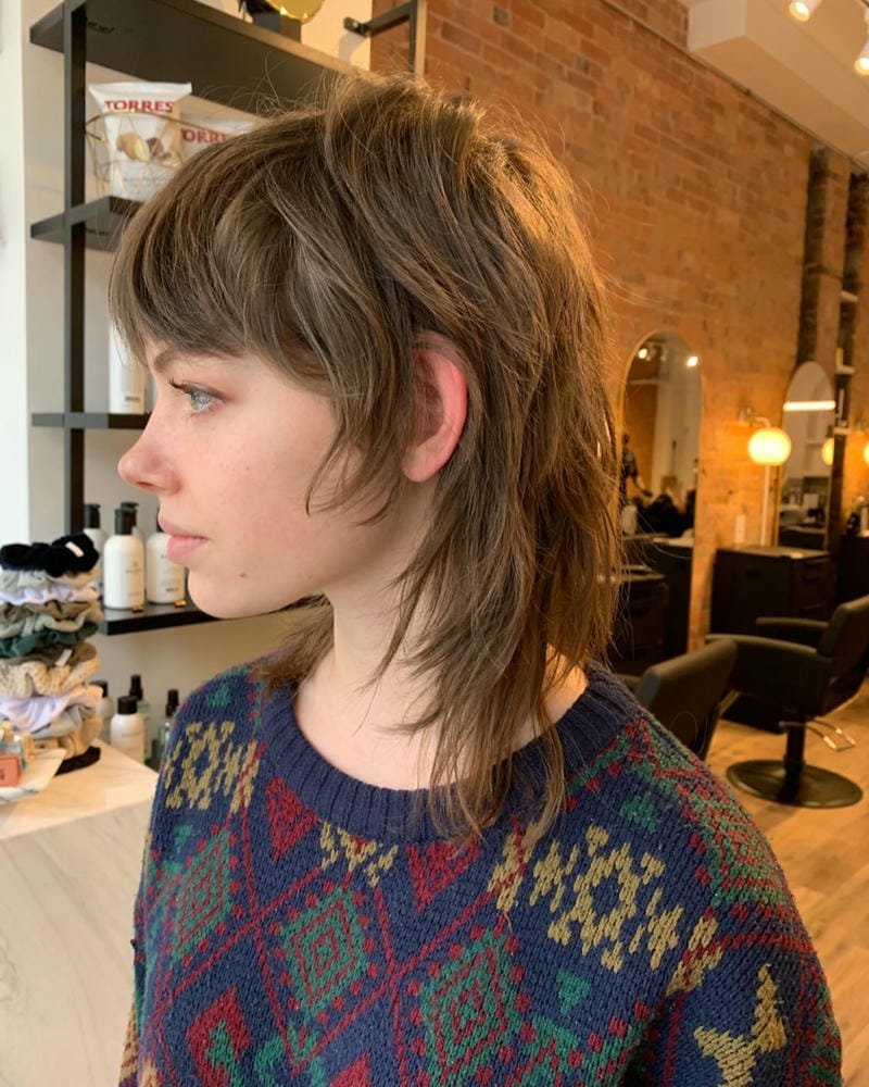 mullet cho nữ