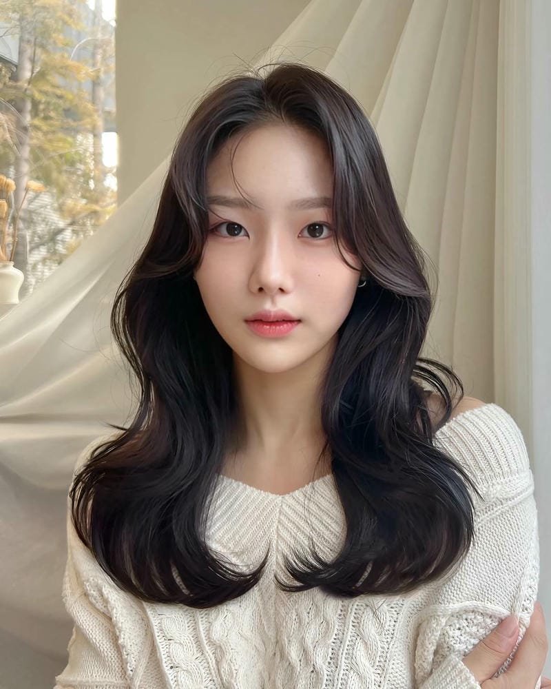 mullet layer nữ dài