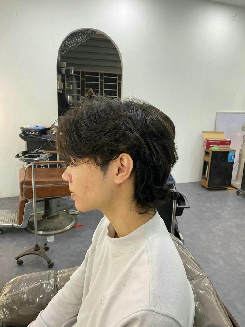 mullet mặt tròn nam