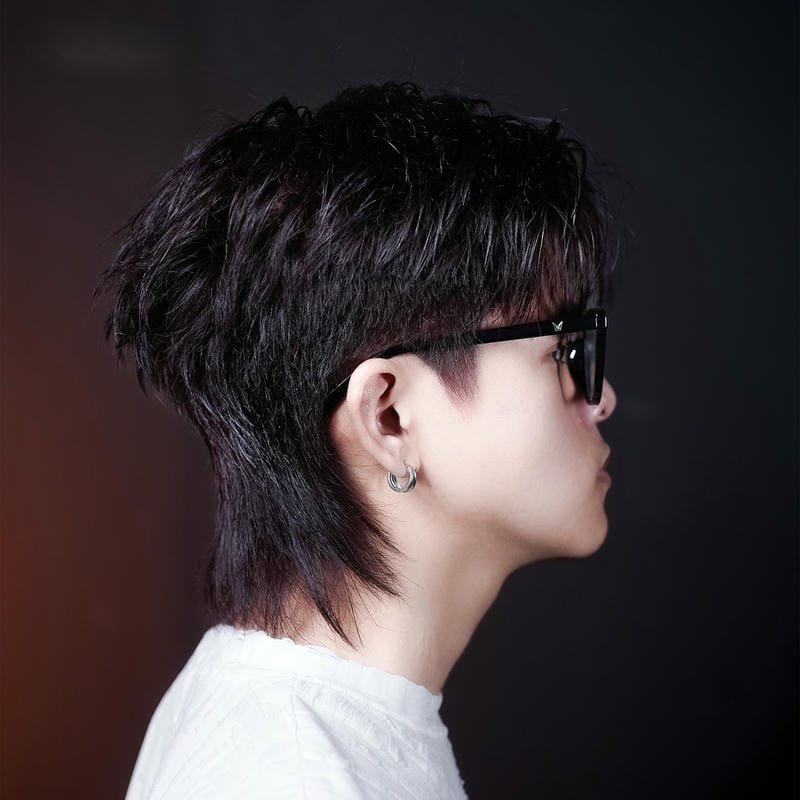 mullet nam cho học sinh