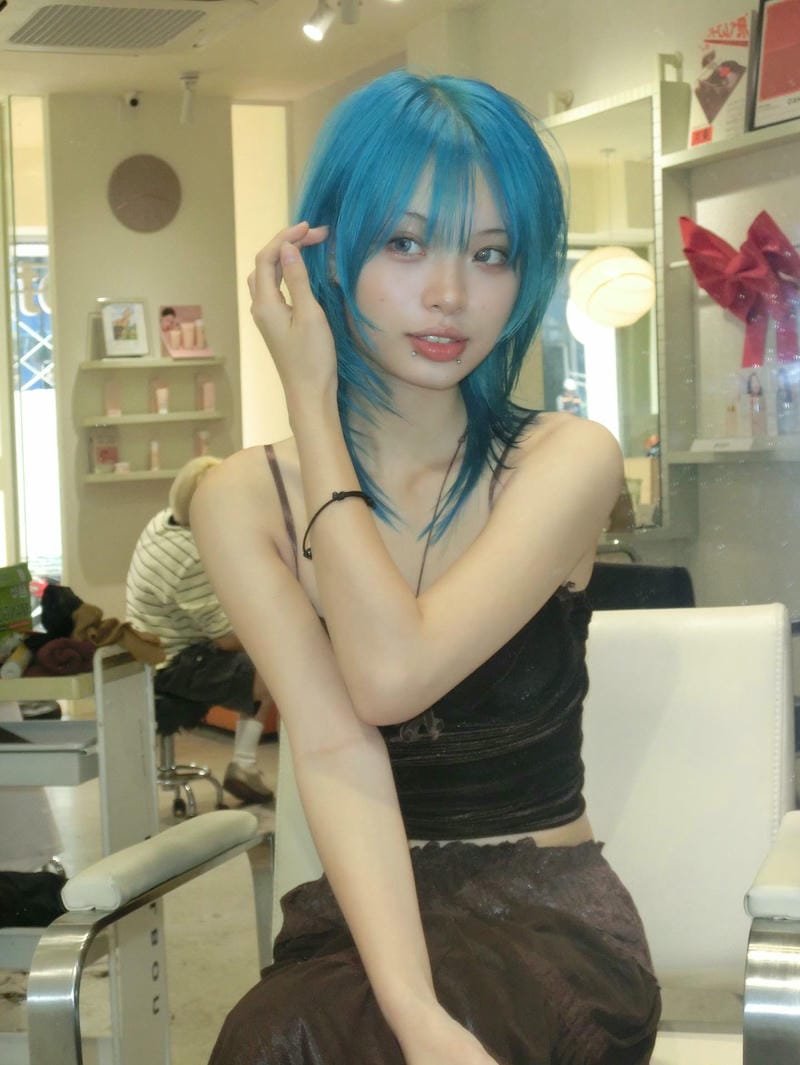 mullet ngang vai