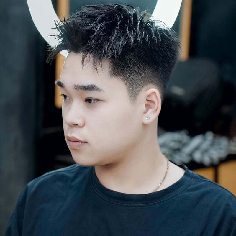 tóc ivy league vuốt