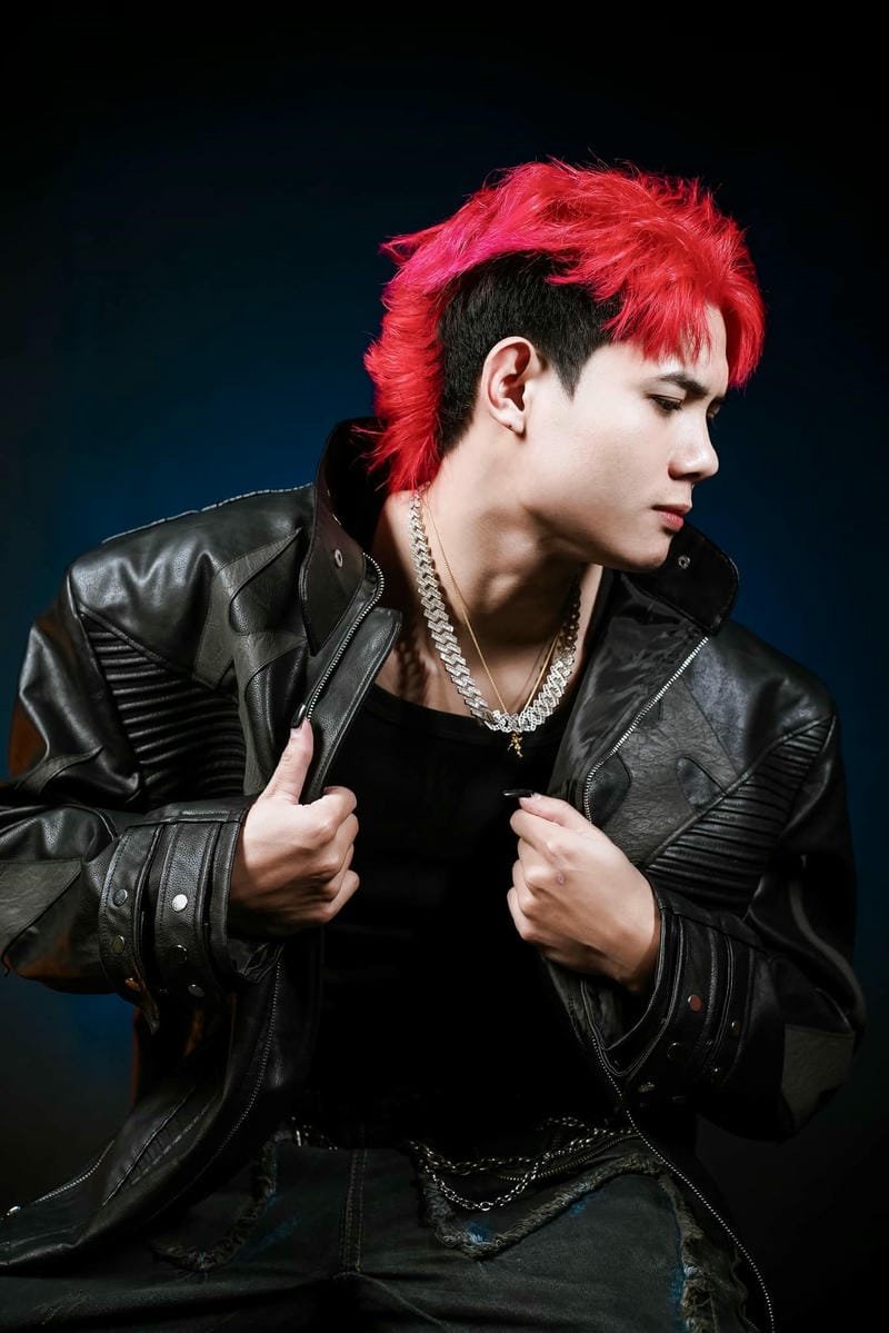 tóc mullet đỏ