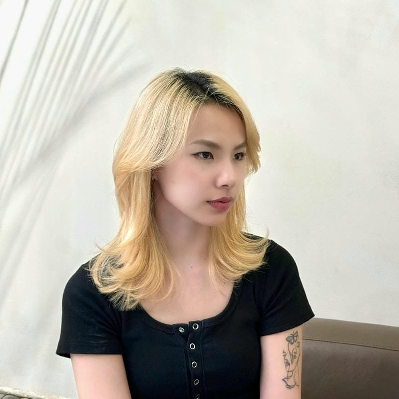 tóc mullet layer nam ngắn