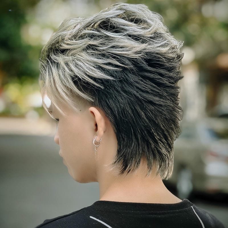 tóc mullet nam dài