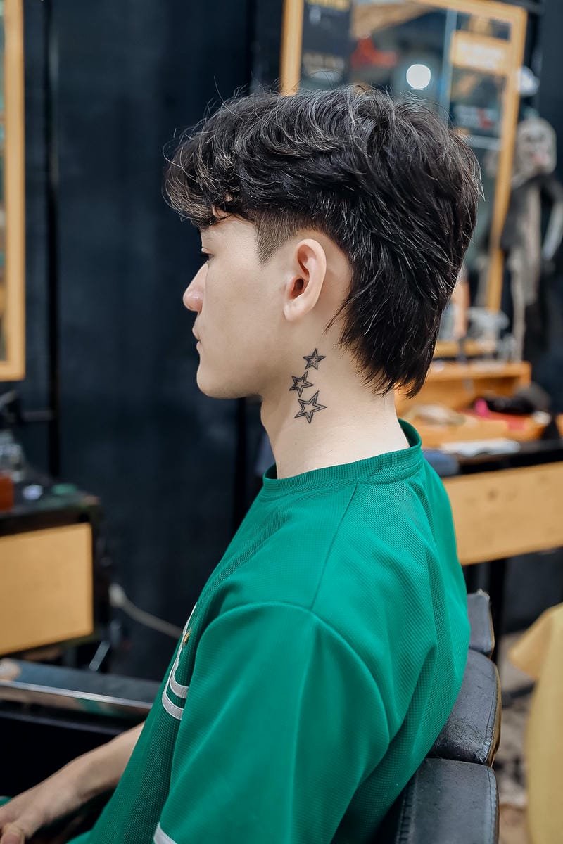 tóc mullet nam trẻ trung