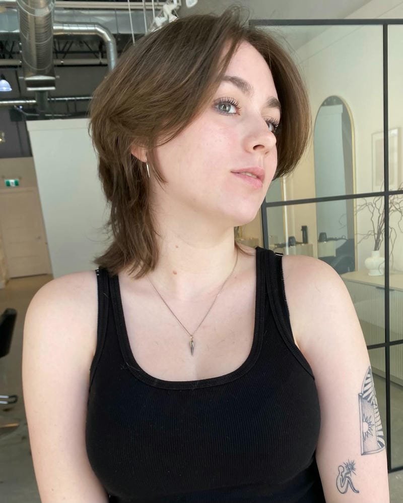 tóc mullet tomboy