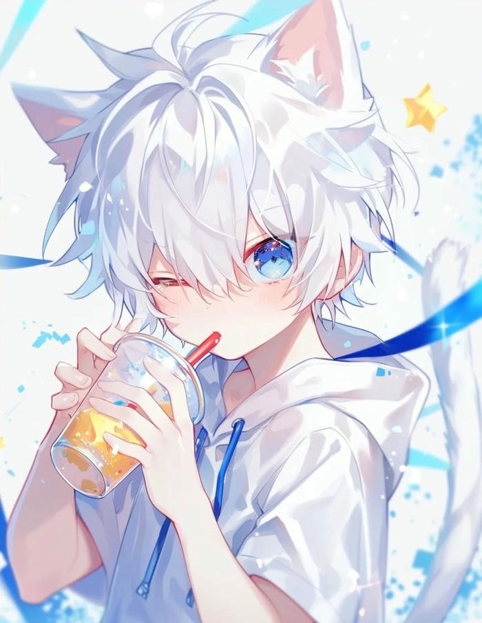 trai anime cute