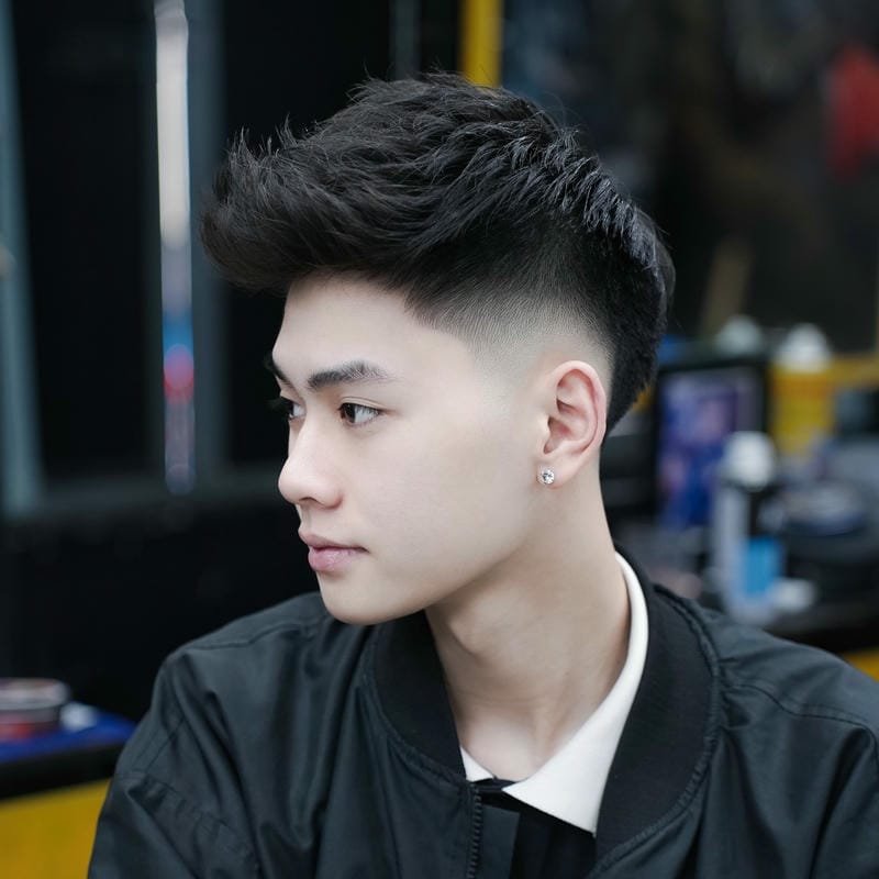 vuốt short quiff