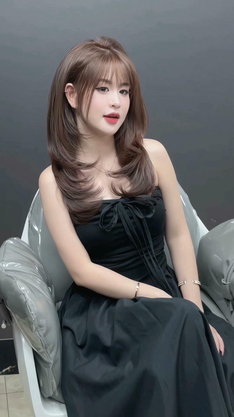 xoăn bung layer nhẹ