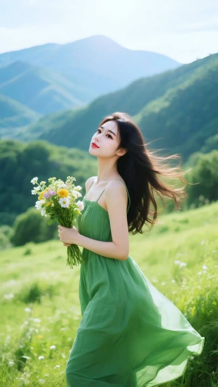 hình nền cô gái 3d